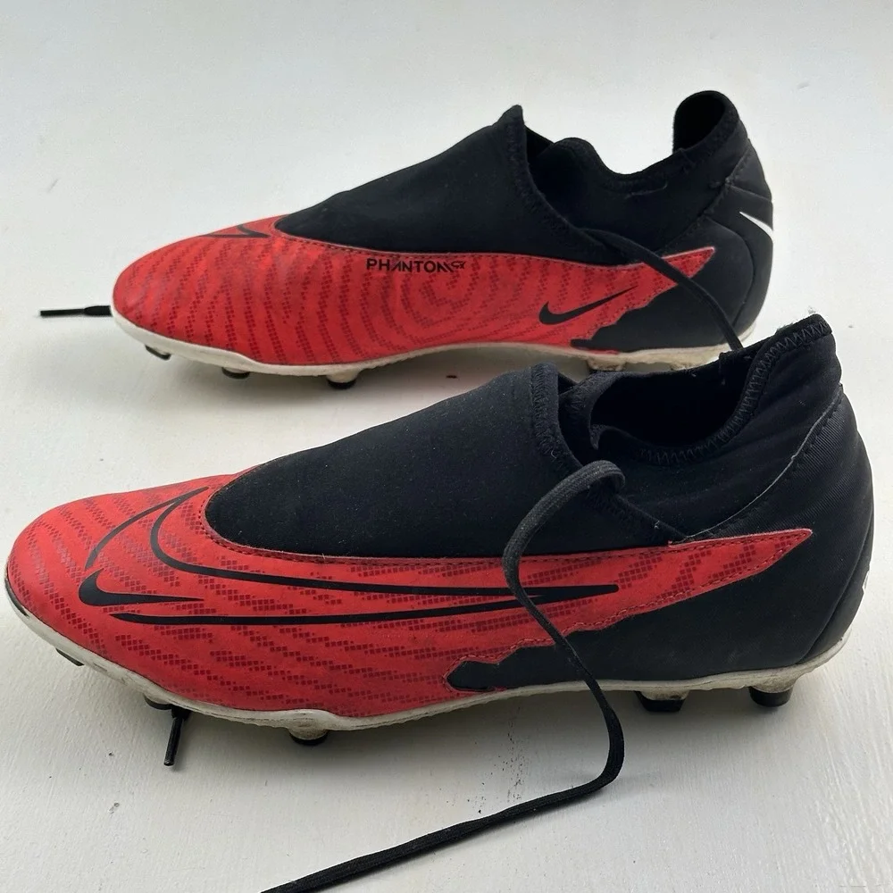Nike Phantom GX Soccer Cleats Mens 9 Club DF MG Ready Pack Black Red DD9482-600